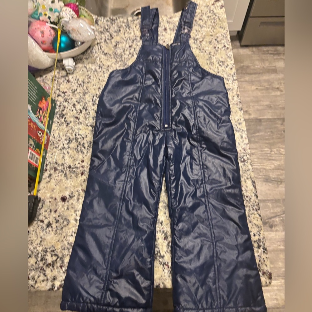 London Fog size Small 4 Navy Blue Snow bib Pants